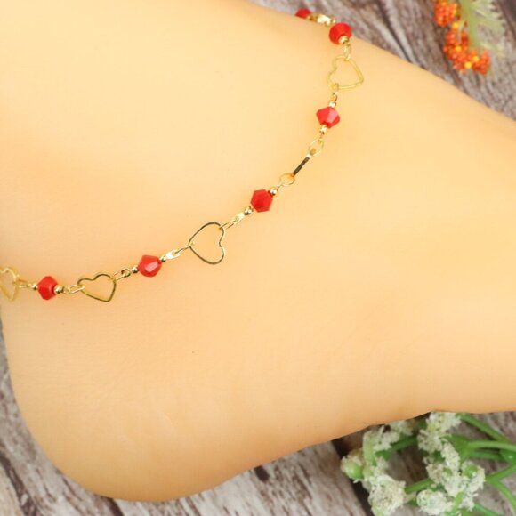 "Dainty Anklet for Women – Elegant Everyday Jewelry & Perfect Gift | MLCRC2027 - Picture 3 of 10